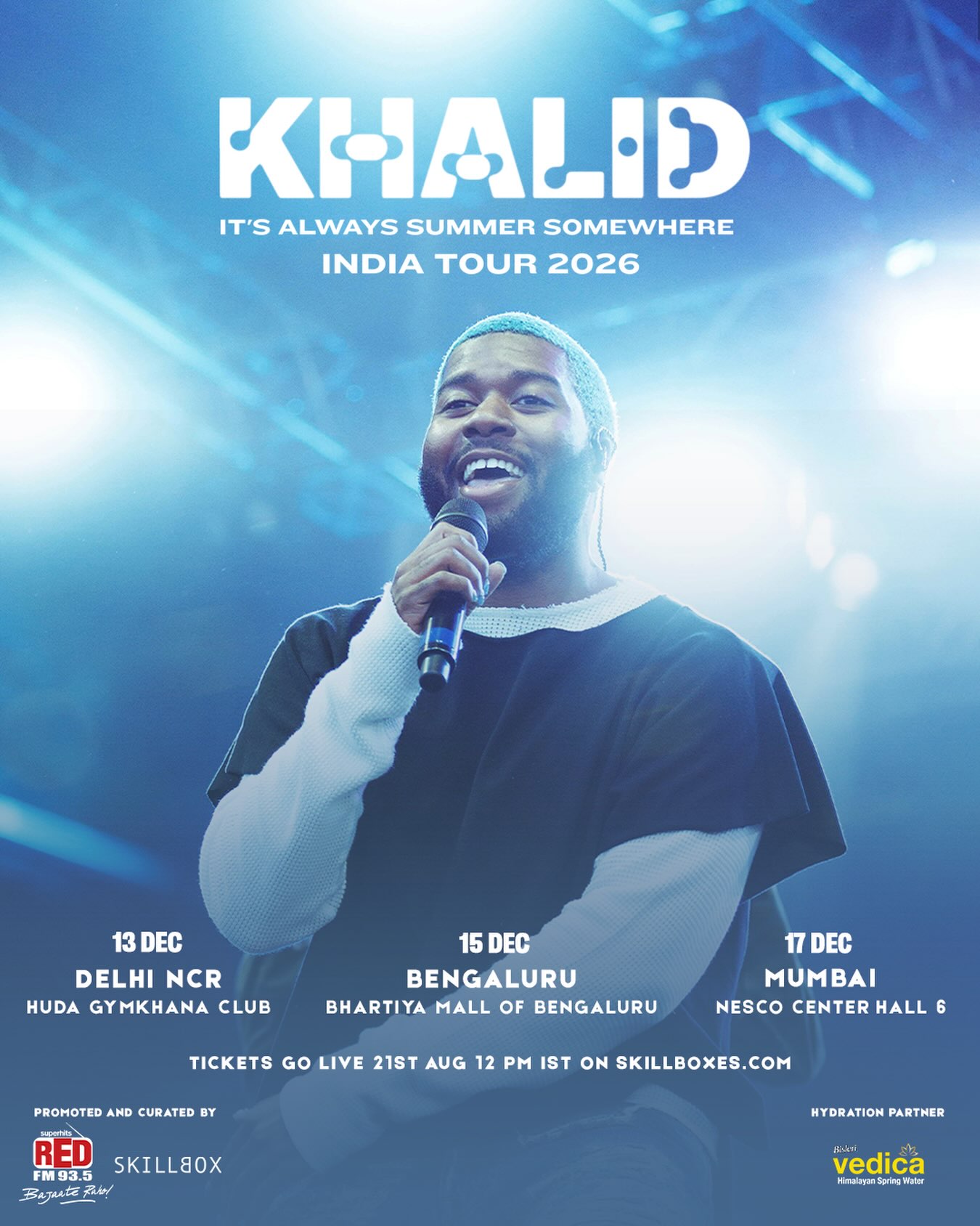 KHALID Live in India | It’s Always Summer Somewhere Tour 2026 | Bengaluru