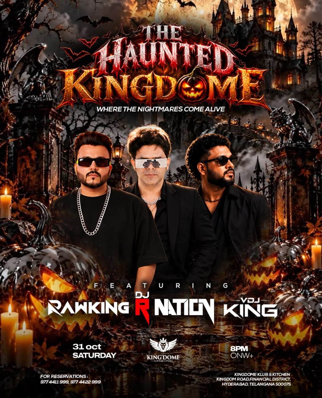 The Haunted Kingdome | Kingdome Klub & Kitchen, Financial District, Hyderabad